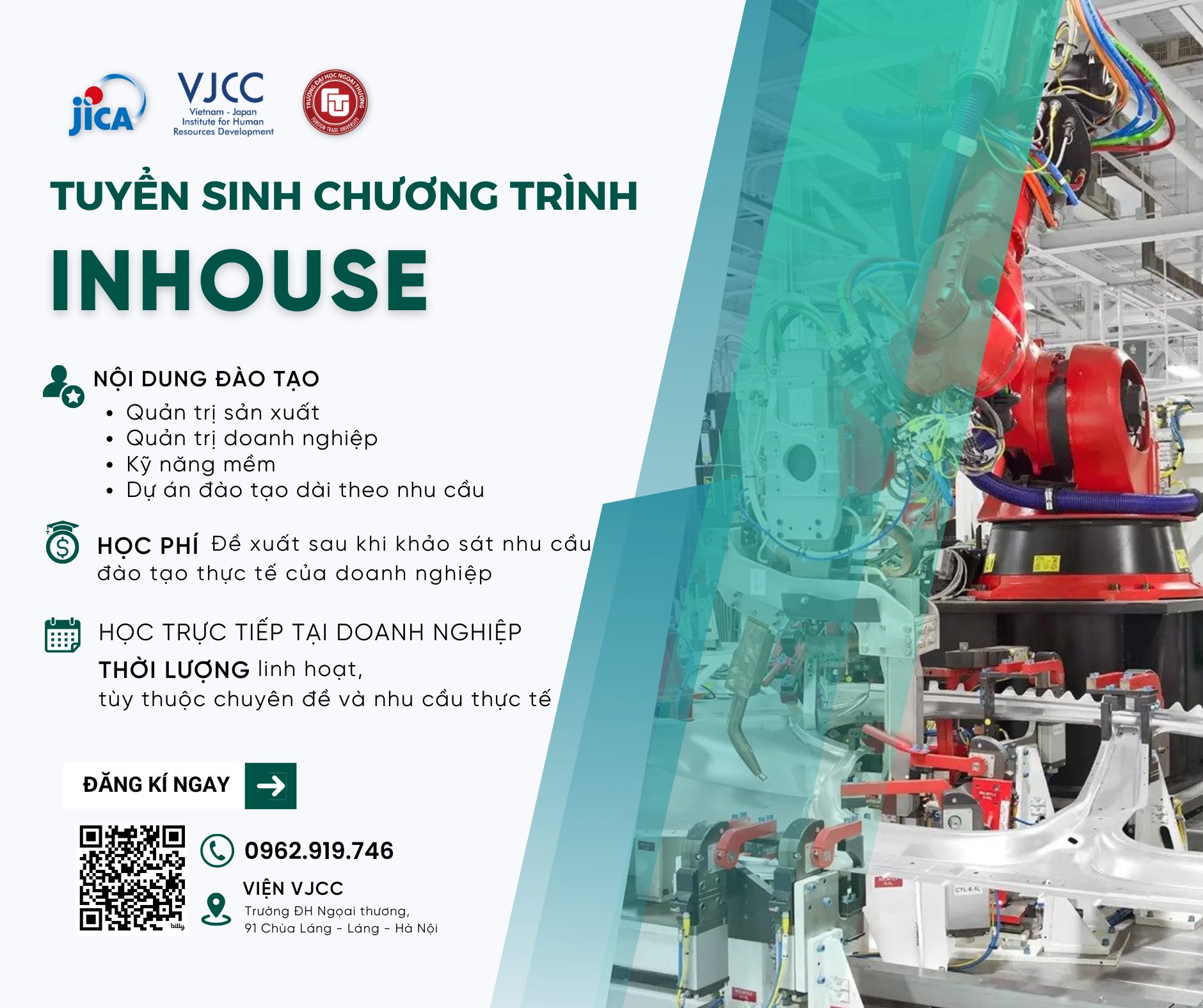 ĐÀO TẠO & TƯ VẤN INHOUSE THEO NHU CẦU DOANH NGHIỆP